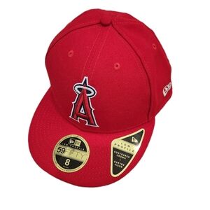 Angels Low Profile Authentic New Era 59Fifty Baseball Cap, Men's 8